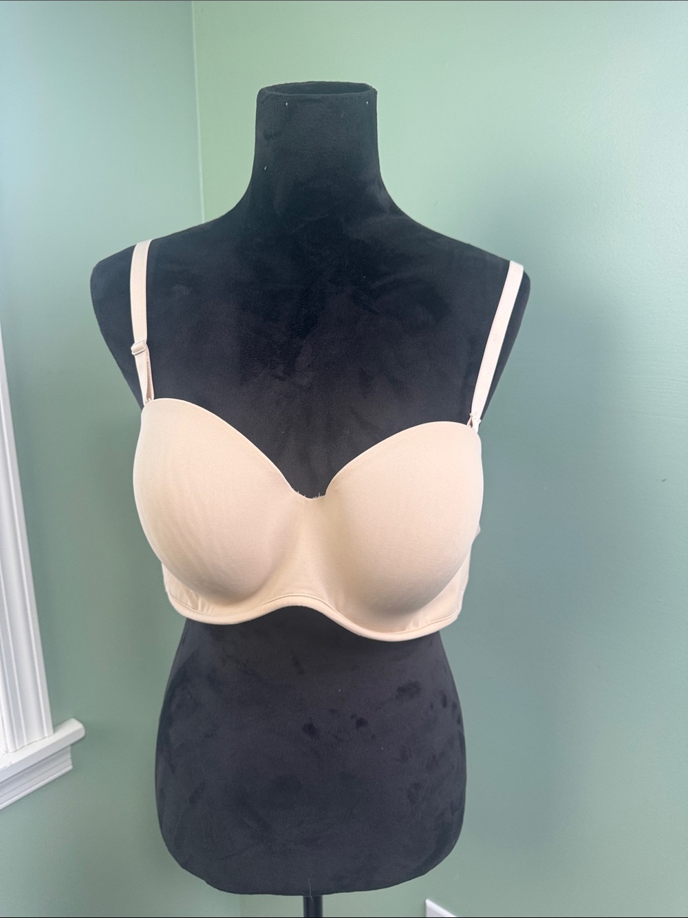 Cacique Nude Convertible Strapless Balconette Bra 42B